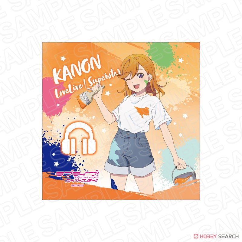 ラブライブ！スーパースター!! マイクロファイバー 澁谷かのん ペインター ver. (キャラクターグッズ) 商品画像1
