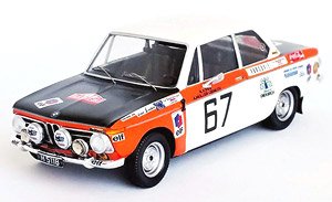 BMW 2002 ti 1972年モンテカルロラリー 15位 #67 Nicolas Koob / Nico Demuth (ミニカー)