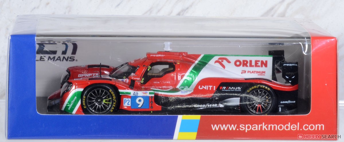 Oreca 07 - Gibson No.9 PREMA ORLEN Team 2nd LMP2 class 24H Le Mans 2022 (ミニカー) パッケージ1