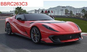 Ferrari 812 Competizione A Red Corsa 322 Red Brakes / Diamont Matt Grey Corsa Wheels (ミニカー)