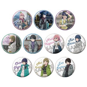 [Laid-Back Camp] Trading Can Badge (Set of 10) (Anime Toy)