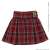 PNXS Side Belt Pleated Mini Skirt (Red x Black Check) (Fashion Doll) Item picture1