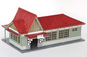 1/80(HO) Made of Wood, HO Scale Size Wooden Station Building K (Old Kichigahara Station Style) Kit (Unassembled Kit) (Model Train)