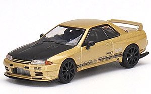 Top Secret Nissan スカイライン GT-R VR32 Top Secret Gold (右ハンドル) 日本限定 (ミニカー)