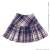 Pleated Mini Skirt (Purple Check) (Fashion Doll) Item picture1