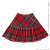 Pleated Mini Skirt (Red Check) (Fashion Doll) Item picture1