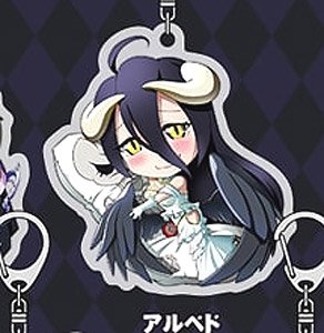 Overlord [Deformed] Acrylic Key Ring [Albedo] (Anime Toy)
