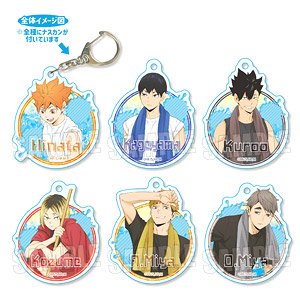 トレーディングアクリルキーホルダー ハイキュー!! プール掃除ver. (6個セット) (キャラクターグッズ)