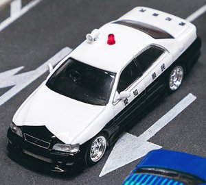 VERTEX Toyota Chaser JZX100 Black / White (ミニカー)