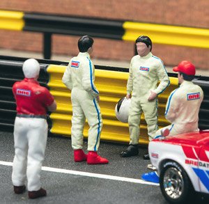 Figures Set Race Drivers Brock Racing Enterprises (ミニカー)