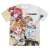 Love Live! Sunshine!! CYaRon! Full Graphic T-Shirt White M (Anime Toy) Item picture1