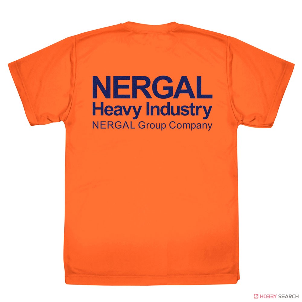 Martian Successor Nadesico: The Motion Picture - Prince of Darkness Nergal Heavy Industries Dry T-Shirt Orange XL (Anime Toy) 商品画像2