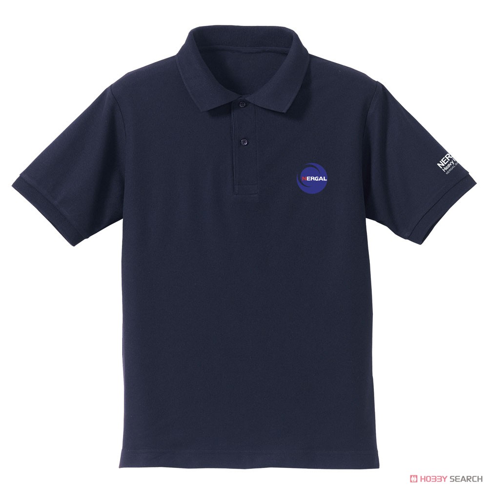 Martian Successor Nadesico: The Motion Picture - Prince of Darkness Nergal Heavy Industries Embroidery Polo-Shirt Navy M (Anime Toy) 商品画像1
