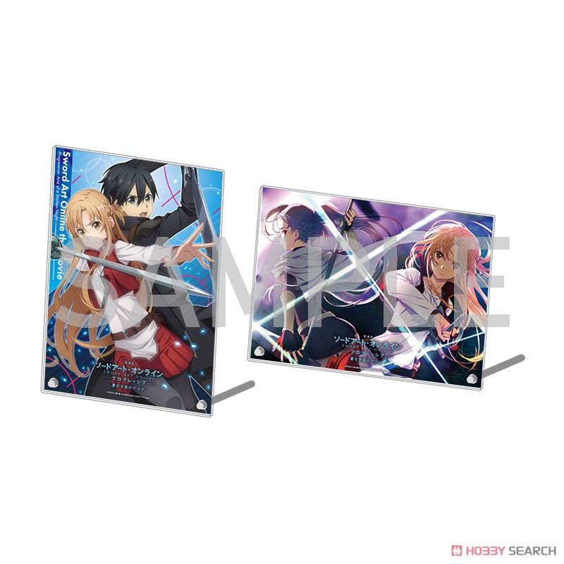 Sword Art Online Progressive: Aria of a Starless Night Acrylic Board (Kirito & Asuna) (Anime Toy) その他の画像1