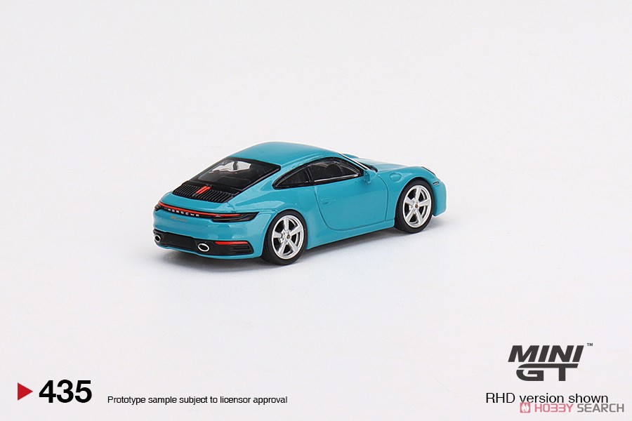 Porsche 911(992) Carrera S Miami Blue (RHD) (Diecast Car) Item picture2