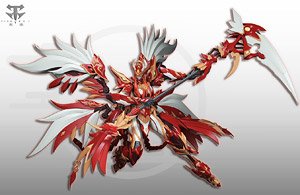 CD-03 Four Great Beasts Vermilion Bird Alloy Action Figure w/Bonus Item (Completed)