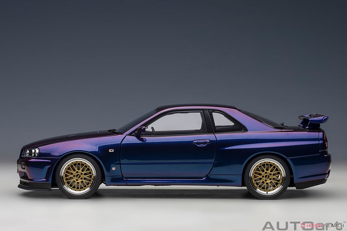 Nissan Skyline GT-R (R34) V-Spec II `BBS LM Wheel Version` (Midnight Purple III) (Diecast Car) Item picture3