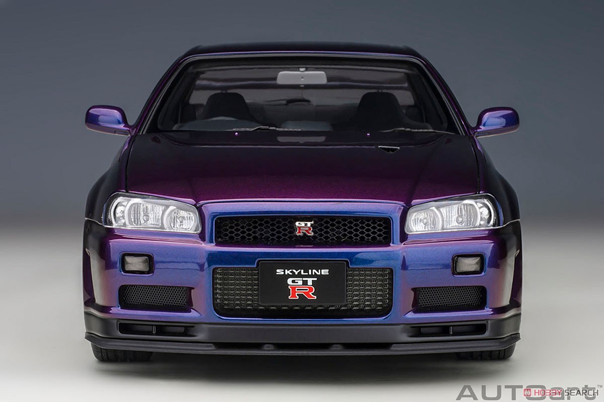 Nissan Skyline GT-R (R34) V-Spec II `BBS LM Wheel Version` (Midnight Purple III) (Diecast Car) Item picture5