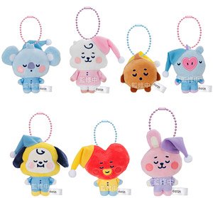 BT21 Fuwa Fuwa Mascot 3 (Set of 10) (Shokugan)