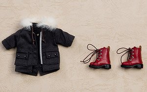 Nendoroid Doll Warm Clothing Set: Boots & Mod Coat (Black) (PVC Figure)