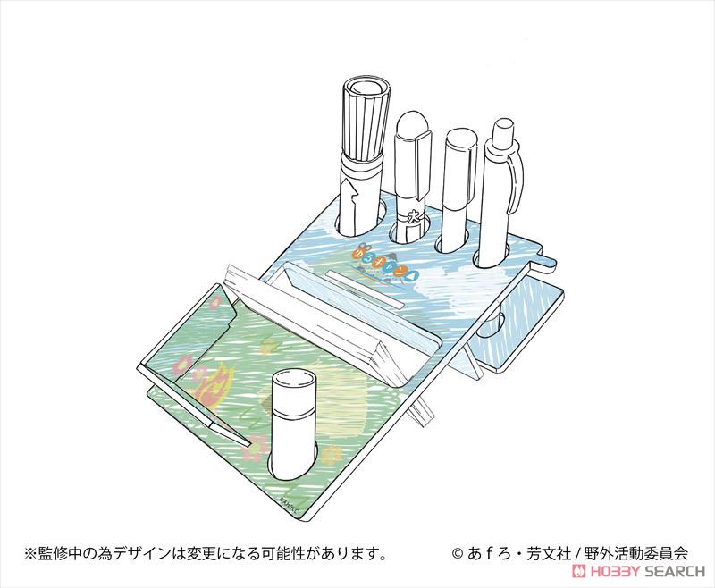 Laid-Back Camp Acrylic Desk Organizer (Anime Toy) Other picture1