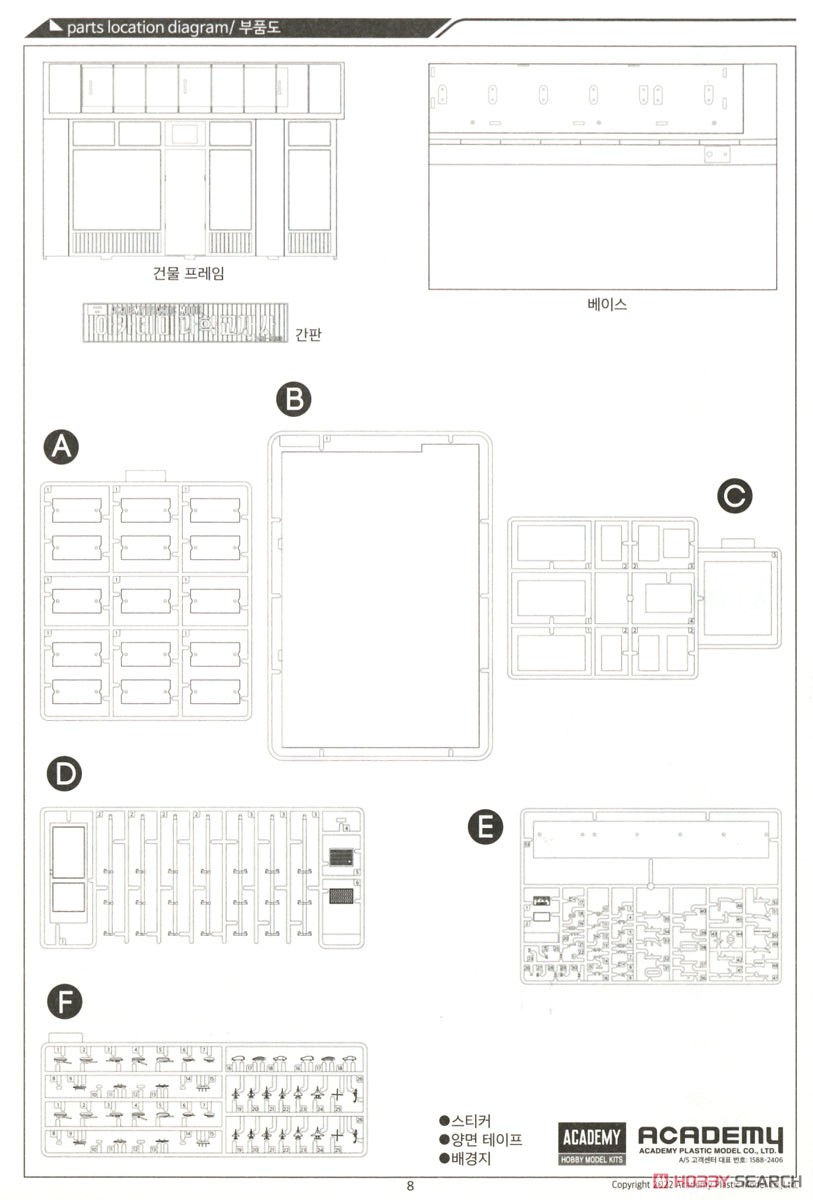 Academy Scientific Teaching Materials (Plastic model) Assembly guide6