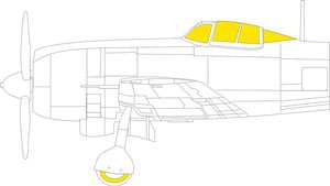 Masking Sheet for Ki-84 (for Arma Hobby) (Plastic model)