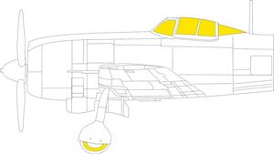 中島 キ84 四式戦闘機 疾風 塗装マスクシール (アルマホビー用) (プラモデル)