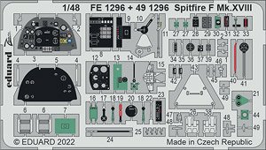 Photo-Etched Parts for Spitfire F Mk.XVIII (for Airfix) (Plastic model)