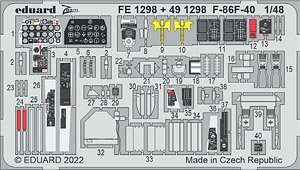 Photo-Etched Parts for F-86F-40 (for Airfix) (Plastic model)