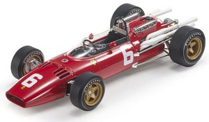 312 イタリアGP ウィナー 1966 No.6 L.スカルフィオッティ エンジンフード脱着可能 (ミニカー)
