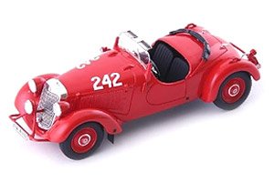 メルセデスベンツ 170VS ゲレンデスポーツロードスター 1938 レッド (ミニカー)