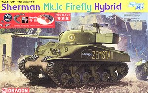 WW.II Sherman Mk.Ic Firefly Hybrid w/Magic Tracks & 3D Print Duckbills (Plastic model)