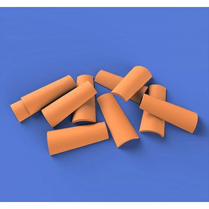 Roof Tiles (1/35) (Plastic model)