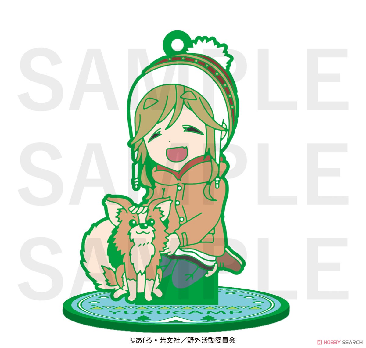 [Laid-Back Camp] Trading Rubber Stand with the chikuwa! (Set of 5) (Anime Toy) 商品画像5