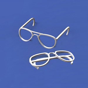 Assorted Glasses (Plastic model)
