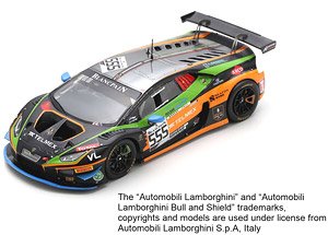 Lamborghini Huracan GT3 EVO No.555 Orange 1 FFF Racing Team 24H Spa 2019 (ミニカー)