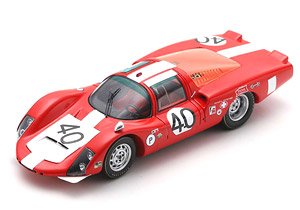 Porsche 906LH No.40 12H Sebring 1967 R.Steinemann - D.Spoerry (Diecast Car)