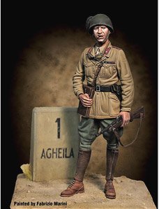 WWII イタリア陸軍ベルサリエール将校 トリポリ1941 (75mm) (プラモデル)