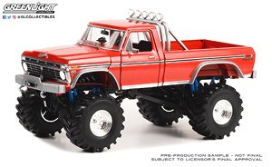 Kings of Crunch - Godzilla - 1974 Ford F-250 Monster Truck with 48-Inch Tires (Diecast Car)