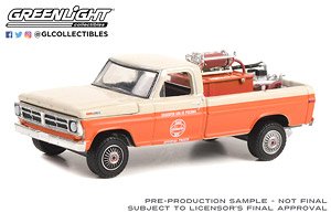 1971 Ford F-250 with Fire Equipment, Hose and Tank 1971 Schaefer 500 at Pocono Official Truck (ミニカー)