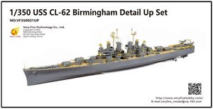 Detail Up Set for USS Light Cruiser Birmingham CL-62 (Plastic model)