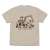 [Laid-Back Camp] Make a Campsite! T-Shirt Light Beige S (Anime Toy) Item picture1