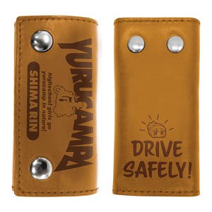 Laid-Back Camp Rin Shima Genuine Leather Key Case (Anime Toy)