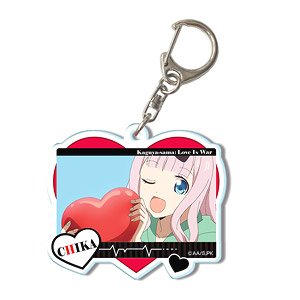 TV Animation [Kaguya-sama: Love Is War -Ultra Romantic-] Acrylic Key Ring Design 09 (Chika Fujiwara/B) (Anime Toy)