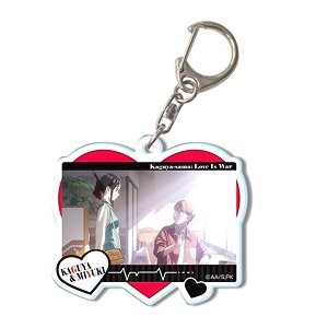 TV Animation [Kaguya-sama: Love Is War -Ultra Romantic-] Acrylic Key Ring Design 22 (Kaguya Shinomiya & Miyuki Shirogane) (Anime Toy)