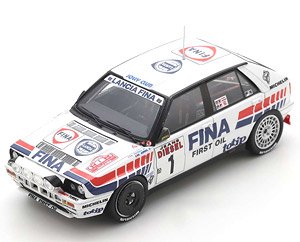 Lancia Delta HF Integrale 16V No.1 Winner Rally San Remo 1991 D.Auriol - B.Occelli (ミニカー)