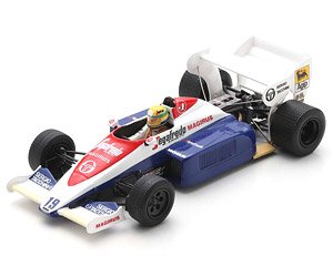 Toleman TG184 No.19 3rd British GP 1984 Ayrton Senna (ミニカー)