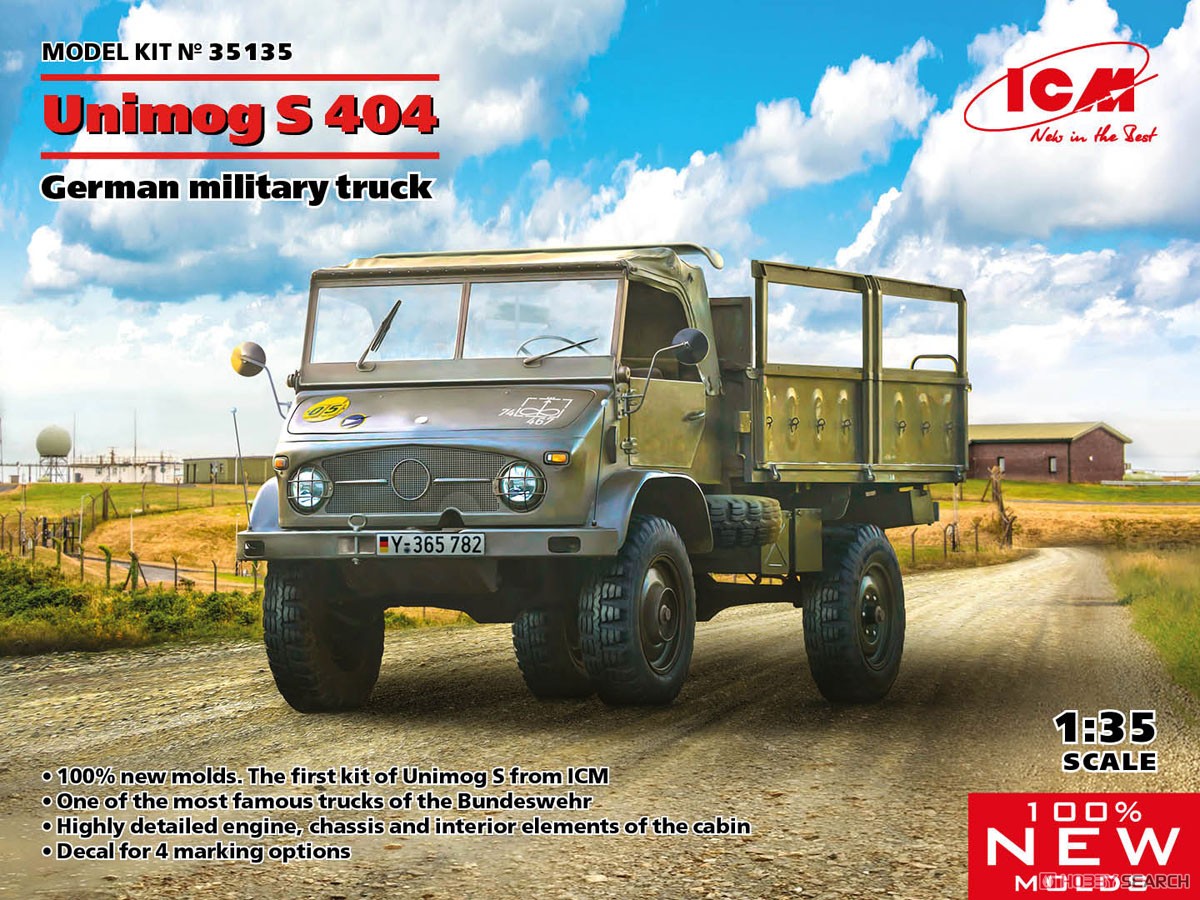 Unimog S404 German Military Truck (Plastic model) その他の画像1