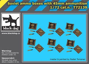 ソ連軍 弾薬箱 w/45mm砲弾 (プラモデル)